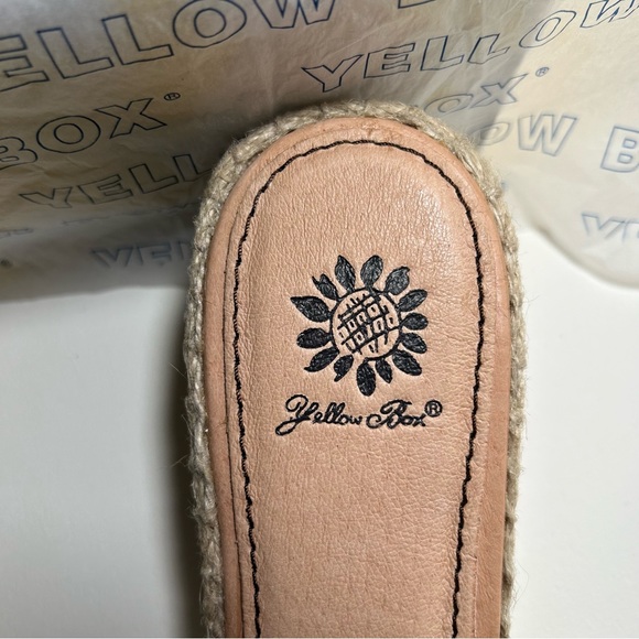 Beautiful Yellow Box Kina Slip On Shoes Sequin Silver Platform Wedge Heel Size 9 - Picture 5 of 12